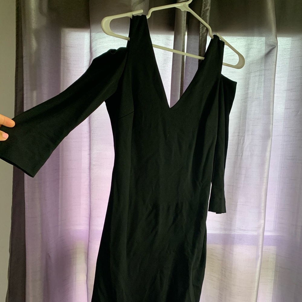 Open shoulder LBD